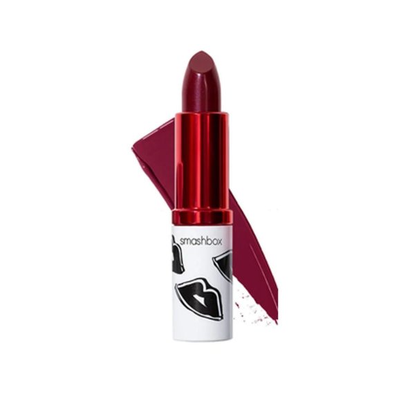 💖💋 Smashbox Be Legendary Lipstick BLACK CHERRY Shade Deep Red Color Lippie NEW - Picture 2 of 3